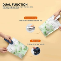 Mini Bag Sealer | 2-in-1 Heat Sealer & Cutter | USB Rechargeable - BX17865