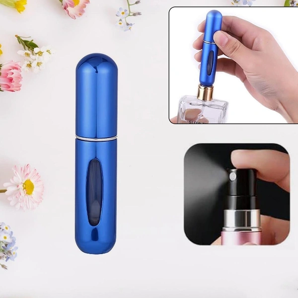 Mini Portable Perfume Spray Bottle – 5ml Refillable Atomizer (1 Pc / Mixed Colors) BX13552