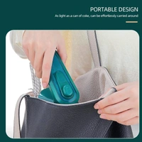 Mini Steamer & Iron: 2-in-1 Portable Travel-Friendly Garment Steamer BX0312