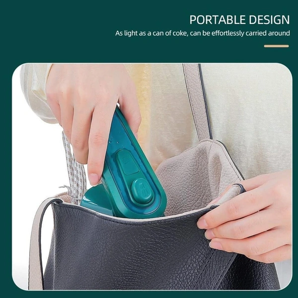 Mini Steamer & Iron: 2-in-1 Portable Travel-Friendly Garment Steamer BX0312