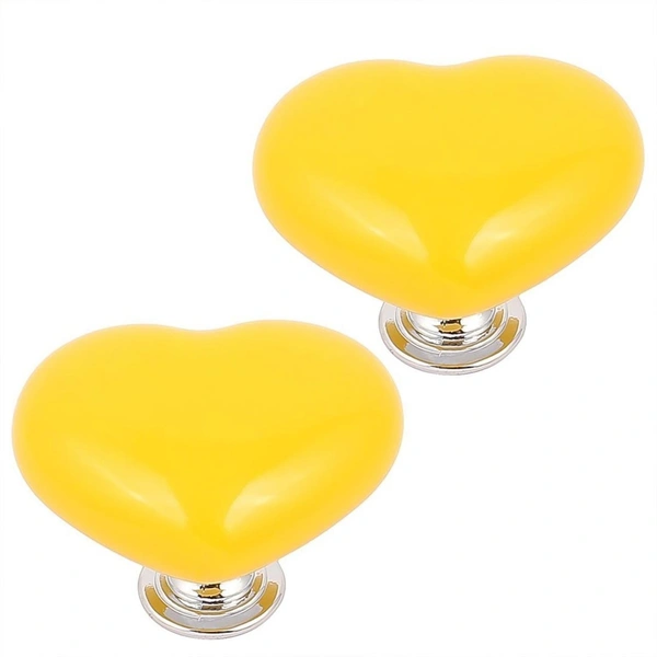 Multipurpose Heart-Shaped Knob & Toilet Press Button – Stylish & Functional (Pack of 6) BX17953