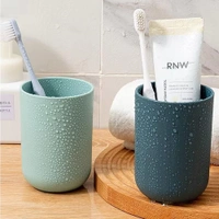 Multipurpose Wall-Mount Toothbrush Holder with 2 Cups – Bathroom Organizer BX18296