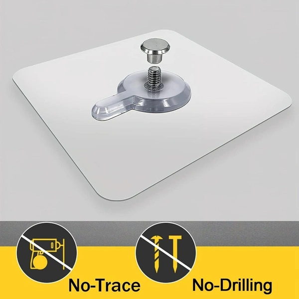 No-Drill Multipurpose Adhesive Wall Hooks – Secure & Damage-Free Hanging (Pack of 10) BX15787)