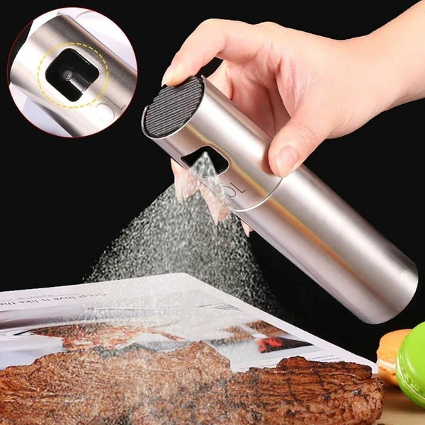 Oil Spray Bottle for Dosa | Food Grade Stainless Steel Oil Spray Bottle (100 ML)  BX