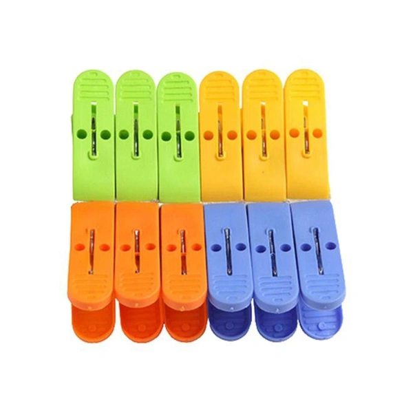 Plastic Cloth Clips for cloth Dying cloth clips (multicolour) Pack of 24 BX1365