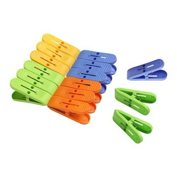 Plastic Cloth Clips for cloth Dying cloth clips (multicolour) Pack of 24 BX1365