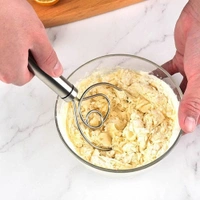 Premium Stainless Steel Dutch Dough Whisk – 1 Pc BX5484