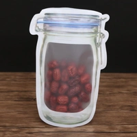Reusable Airtight Mason Jar Zipper Bag – 1000ml BX1075