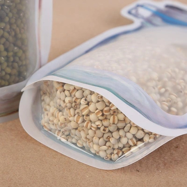 Reusable Airtight Mason Jar Zipper Bag – 1000ml BX1075