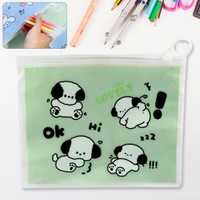 Reusable Multipurpose Pouch Pen Stationary Case Travel, Boys & Girls Pouch with Zip for Travel, School, Stationary (3 Pc/ Mix Design) BX17577