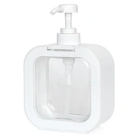 Snap sink Dispenser Plastic Clear Empty Pump Lotion Bottles (1 Set) BX6870