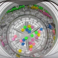 Soft Star Laundry Dryer Balls (4 Pcs, Multi-Color) – For Washing Machine BX18594