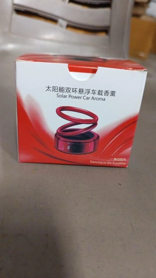 Solar Car Aroma Diffuser 360° Rotating Design, Air Freshener for Car, Home, Office BX6319