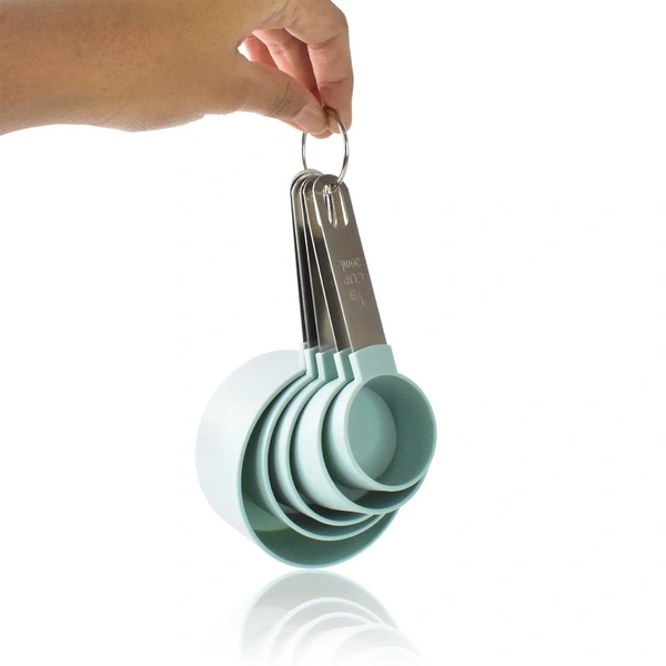 Stainless Steel & Plastic Measuring Cups (5-Piece Set) -BX12114