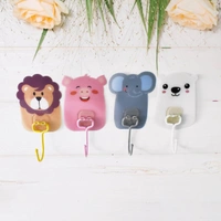 Wall-Mounted Cartoon Hooks – Self-Adhesive (10-Piece Set) BX18735