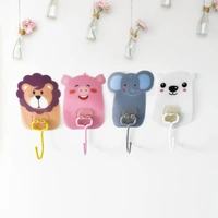 Wall-Mounted Cartoon Hooks – Self-Adhesive (10-Piece Set) BX18735