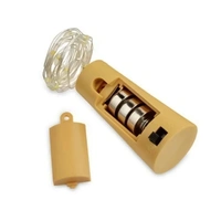 Wine Bottle Cork String Light | Multi LED / 2M Cable Length Copper Wire Battery Operated (White / 3 Pc) BX12998