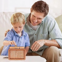 Wooden Money / Piggy Bank, Money Box (1 Pc / Pen Not Included) BX8379