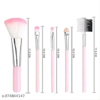 FITBYTE Combo of Pink makeup Brush Set of 5 and Mini Makeup kit (Pack of 2)