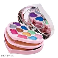 FITBYTE Combo of Pink makeup Brush Set of 5 and Mini Makeup kit (Pack of 2)