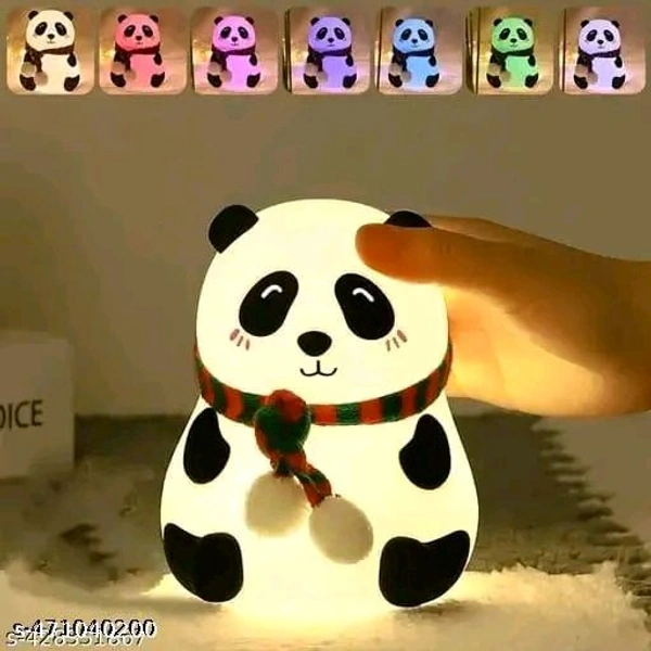 Silicone Panda Touch LED Lamp Night Light For Kids