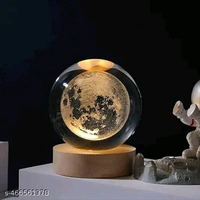 ETONEH ENTETRPRICE MOON CRYSTAL LAMP FOR NIGHT LIGHT AND BEST GIFT FOR HE