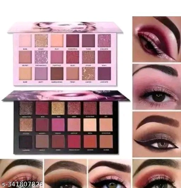 PREMIUM 18 COLOURS 2 EYESHADOW PALATTE 36NEW COLOURS PACK OF 2