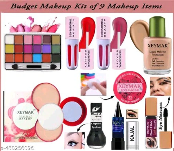 Budget Update yourselfnew Makeup Kit of 9 Makeup Items M Kit C165 NP00 Liq RD MH