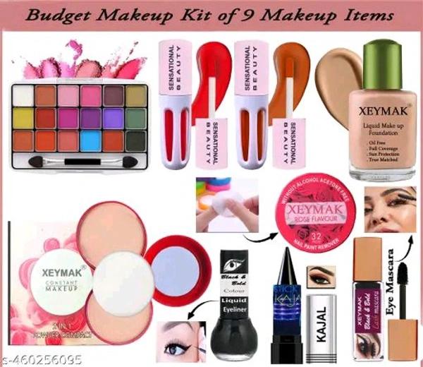 Budget Update yourselfnew Makeup Kit of 9 Makeup Items M Kit C165 NP00 Liq RD MH