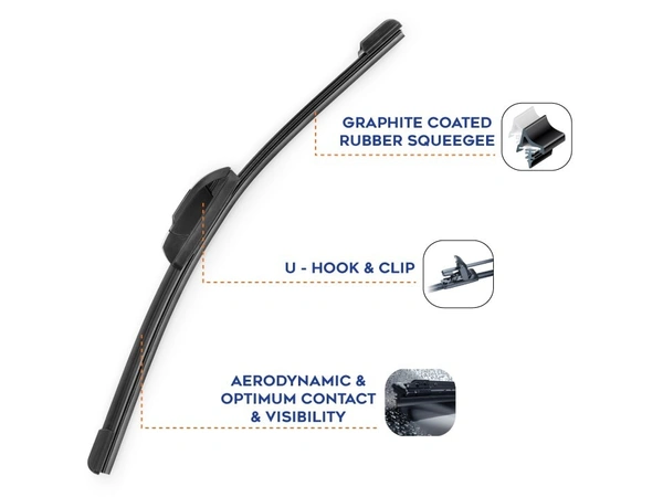  myTVS Frameless Aero Wiper Blade 22" Inch