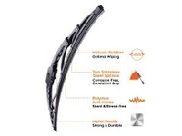  myTVS Crystal Wiper Blade 12" Inch