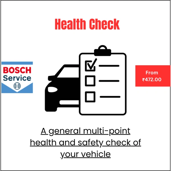 BOSCH AUTHORISED MULTI BRNAD CAR SERVICE Health Check - 