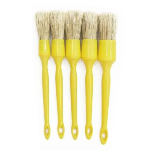 DETROMOTIVE - VIBERIS-PREMIUM SET OF 5 PCS BRUSH(YELLOW)