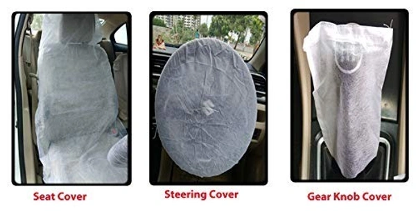  VAC 60gsm Seat Cover, Streaing Cover, Gear Knob Cover