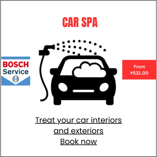 BOSCH AUTHORISED MULTI BRNAD CAR SERVICE Car Spa - 