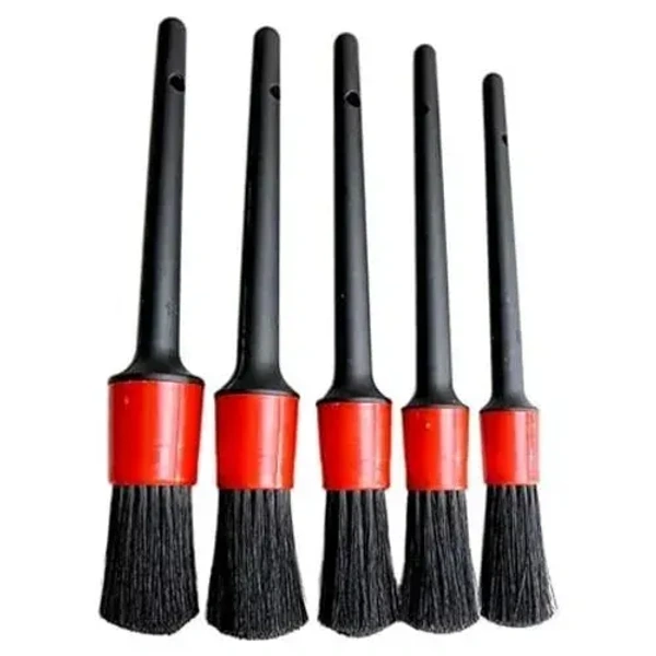 DETROMOTIVE - VIBERIS-SET OF 5 BRUSH (RED & BLACK)