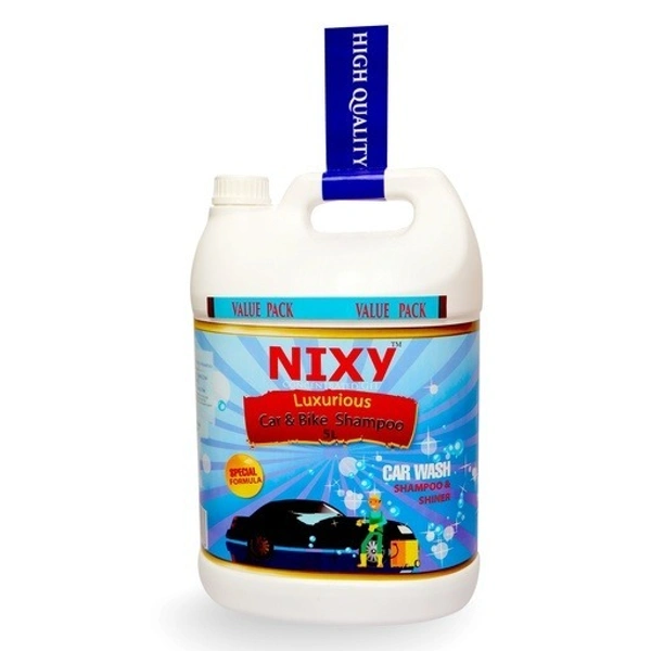 VAC NIXY Car & Bike Shampoo - Aqua Blue Fresh - 5 L - 
