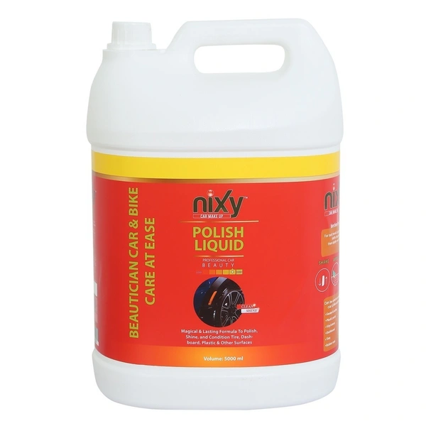 VAC NIXY Tire Polish & Cleaner Liquid Pearl Charcoal Black - 5 L - 