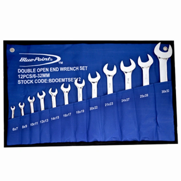 Blue Point BDOEMTSET12 Double Open End Wrench Set 12pcs Set
