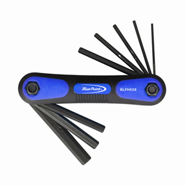 Blue Point BLFHS8 Folding Hex Key Set, 8pcs.