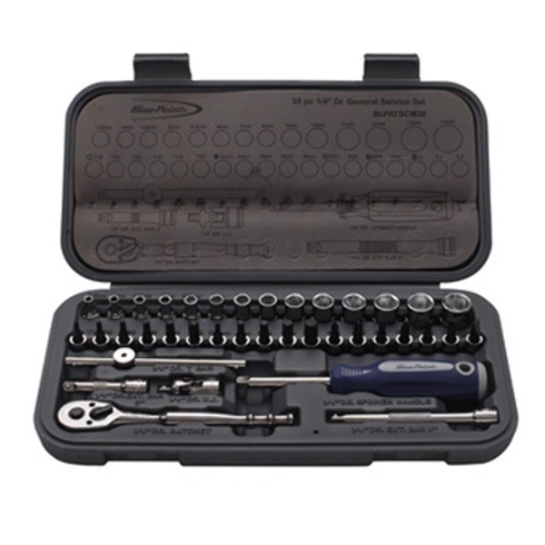 Blue Point BLPATSCM38 1/4" Drive Automotive Tool Set, 38pcs
