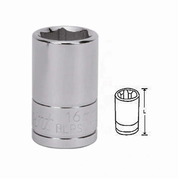 Blue Point 1/2" Socket, mm, 6-Point
