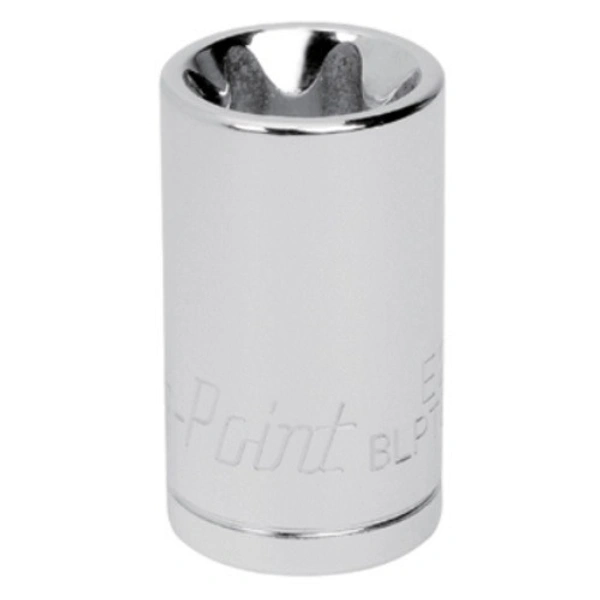 Blue Point  Click to zoom  1/2" Impact Socket, Deep, Inches, 6-Point
