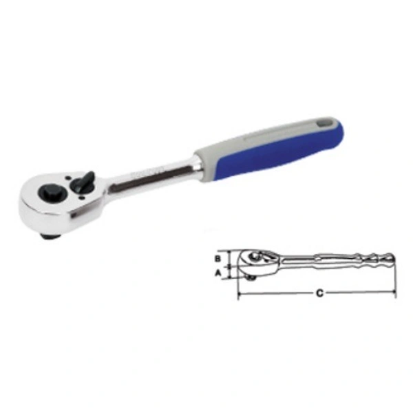 Blue Point 1/2" Quick Release Ratchet, Soft Grip