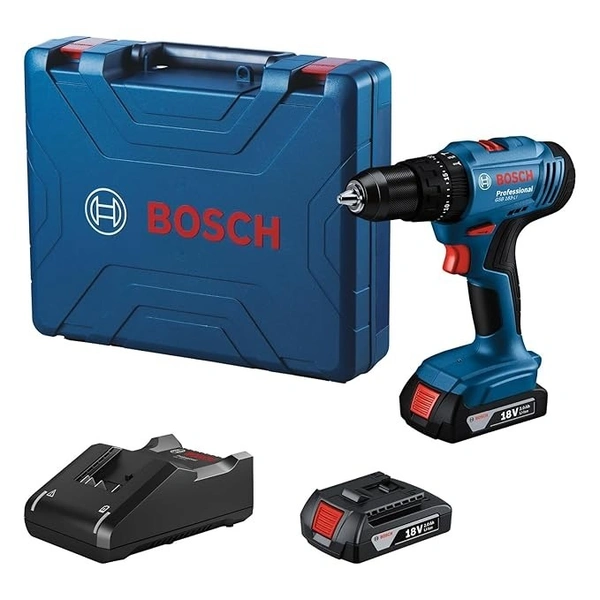 BOSCH CORDLESS DRILL 2 BATTERY 