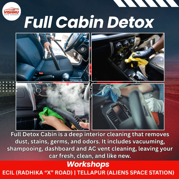 VAC VISHNU AUTO CONNEC AC Disinfectant Service (Airflow Revive)