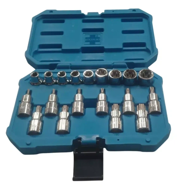 TAPARIA SB-4009 TRB 1/2" Sq Dr 9 Pcs Trox Scoket Set