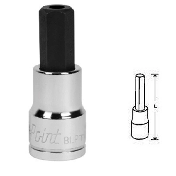 Blue Point 1/4" Hex Socket Driver, Tamper Resistant
