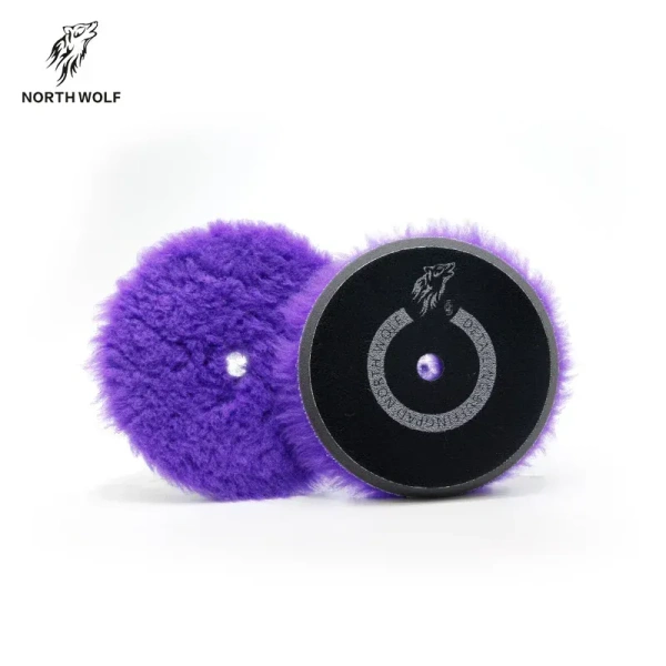 DETROMOTIVE -  5" PURPLE WOOL BUFFING PAD