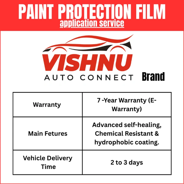 VAC VISHNU AUTO CONNECT  PPF -  7 YRS WARRANTY